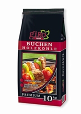 20kg (2x10kg) giRo Buchengrillkohle Holzkohle Buche Grillkohle Buchengrillholzkohle Premium + 20 Stück Anzünder -