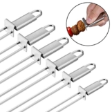 Schaschlikspieße,Grillspieße Edelstahl,Schaschlikgrill,Metall Grill Spieße(6PC) - 1