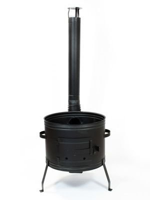 Grillplanet, Gulaschkessel, Gulaschkanone mit 30 Liter, Gulaschkessel emailliert