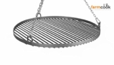 Grillrost aus Rohstahl Stahlgrillrost rund 70 cm - 1