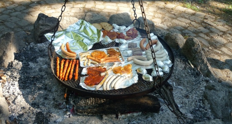 Grillen im Garten
