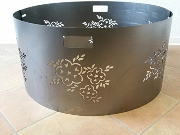 Czaja Stanzteile Funkenschutz Blume Ø 80 cm für eine Feuerschale - 4