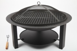 point-garden Feuerschale 73cm Gartengrill Grill Gußeisen massiv - 1