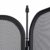 Relaxdays Funkenschutzgitter Stahl, dreiteiliges Gitter gegen Funkenflug, Kamin Funkenschutz, HxB 52,5 x 97 cm, schwarz - 3