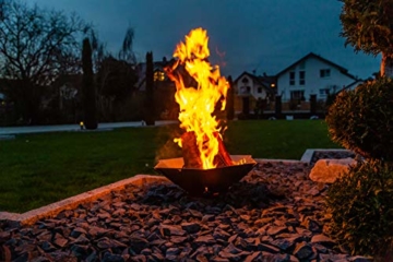 FENNEK Hexagon. Mobile, demontierbare und steckbare Feuerschale aus Edelstahl. - 5