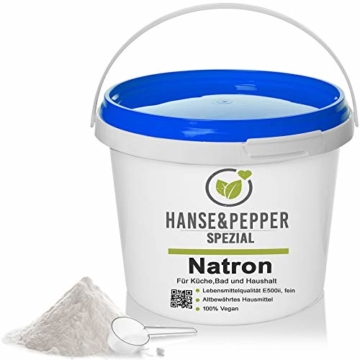 5kg Natron Pulver Premium-Qualität Ökologisch Backpulver E500 NaHCO3 - Plus Serie - 1