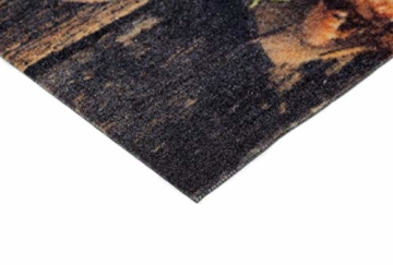 andiamo Fußmatte/Grillmatte im Flammendesign/antirutsch In- und Outdoor geeignet 80 x 120 mit Flammen, Farbe:Bunt, Größe:80 x 120 cm - 9