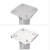Sekey Metall Universal-Bodenplatte/Sonnenschirmständer für Sonnenschirm/Ampelschirm/Kurbelschirm, Silber - 2