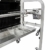 Beeketal 'BSG140-SK' Profi Spanferkelgrill mit seitlichem Grillkohlebehälter, Spießgrill mit Grillmotor und 4-fach verstellbarem Drehspieß, Holzkohlegrill aus Edelstahl mit 4x 360° Grad Rollen - 5