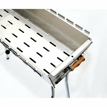 Olymp Mangal Edelstahl Grill Standgrill Schaschlikgrill Schaschlik Ideal - 4