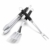 Weber 6630 Premium Grillbesteck, 3-teilig bestehend aus Zange, Wender und Grillgabel, 46 cm - 1