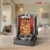 Clatronic DVG 3686 3in1 Döner-/Hähnchen und Schaschlik-Vertikal-Multigrill, Edelstahl-Fettauffangbehälter, 1400 W, Schwarz - 9