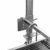 OneConcept Sauenland - Grill, Spanferkelgrill, Lammgrill, Holzkohlegrill, Elektro-Motor, Edelstahl-Drehspieß, höhenverstellbar, 2 Grillroste, 4 Rollen, mit Bremsen, Silber - 6