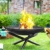 Feuerschale Indiana Ø 80 cm Feuerstelle für Garten aus Stahl Feuerkorb als Wärmequelle oder Grill CookKing - 2