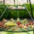GartenDeko Schwenkgrill H 180 cm mit Doppelrost aus Rohstahl 70 cm + 40 cm Dreibein Grill Tripod Grillen CookKing - 4