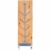 Flammlachsbrettl - Flammlachsbrett aus langlebigem Lärchenholz mit Edelstahlhalterung - ca. 500 x 175 x 20 mm Flammlachsbrett zum Grillen ist kompatibel mit Allen herkömmlichen Feuerschalen - 1