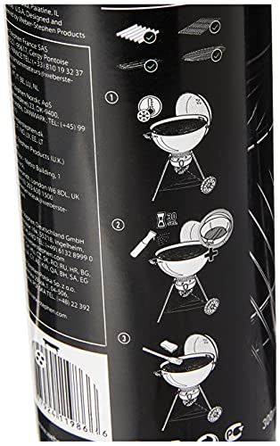 Weber 17875 Grillrost-Reiniger, 300 ml, Nebelspray, löst Fett- und Speisereste, schwarz - 3