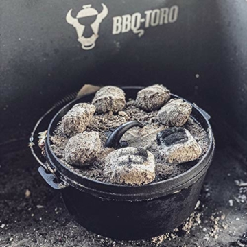 BBQ-Toro Coconut Heat | Premium Grillbriketts aus 100% Kokosnussschalen | 20 kg | Kokosnuss Holzkohle für Dutch Oven | Kokosnussbriketts - 2