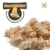 Feuerbällchen - das Original - zum Anzünden von Kachelofen, Kamin, Herd, Grill, Lagerfeuer - aus reinen Naturprodukten - unempfindlich gegen Nässe - Made in Germany - 1 kg Tüte (ca. 80 Stück) - 6