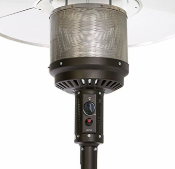 Amazon Basics Heizstrahler für Terrasse, Heizpilz, Zobel Braun - 6