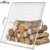 JS GartenDeko Grillrost aus Edelstahl 50x50 cm für Feuerschale Ø 70 cm Rost Grillgitter Grillen CookKing - 2