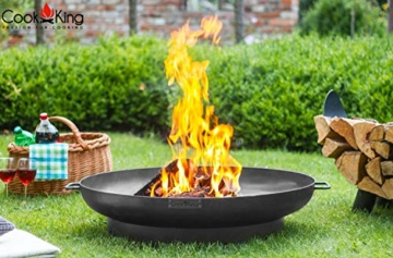 Feuerschale Dubai Ø 100 cm Feuerstelle für Garten aus Stahl Feuerkorb als Wärmequelle oder Grill CookKing - 3