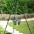 JS GartenDeko Dreibein H 180 cm mit Gulaschtopf 14 L aus Edelstahl Schwenkgrill Tripod Kochen Edelstahltopf Edelstahlkessel CookKing - 3