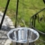 JS GartenDeko Dreibein H 180 cm mit Gulaschtopf 14 L aus Edelstahl Schwenkgrill Tripod Kochen Edelstahltopf Edelstahlkessel CookKing - 6