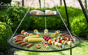 JS GartenDeko Set von Ketten und Karabinerhaken für Grillrost Grillen handgemacht CookKing - 4