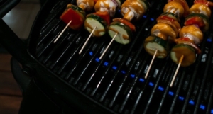 Gasgrill mit Heckbrenner