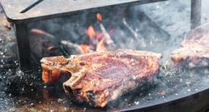 Nackensteak gegrillt