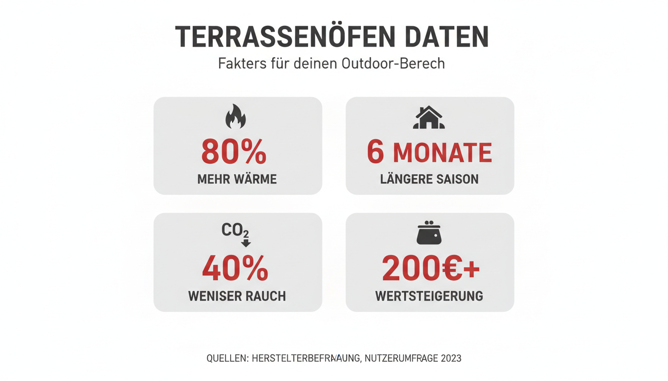 Wichtige Daten zu Terrassenöfen