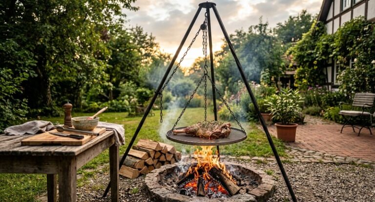 Lammkeule am Schwenkgrill: Rezept, Marinade & Garzeiten