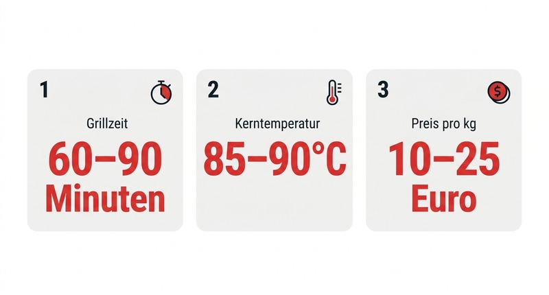 Spareribs: 60-90 Min. Grillzeit