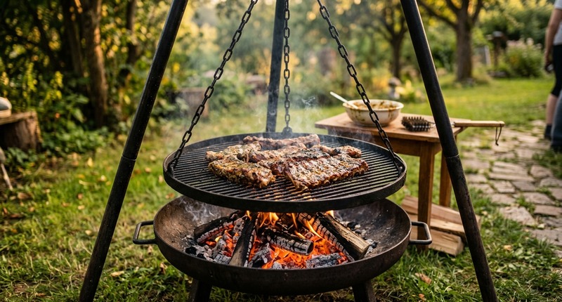 spareribs schwenkgrill